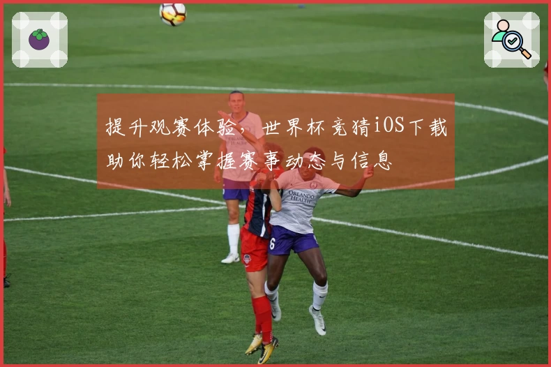 提升观赛体验，世界杯竞猜iOS下载助你轻松掌握赛事动态与信息