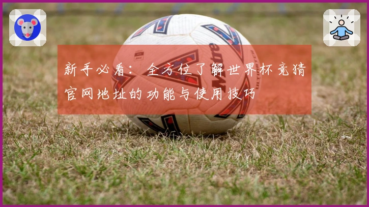 新手必看：全方位了解世界杯竞猜官网地址的功能与使用技巧